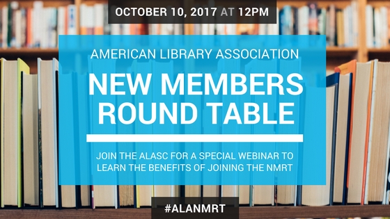 You are currently viewing Special Webinar for ALA’s New Members Round Table!