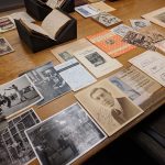 Books and photographs at the Huntington Library