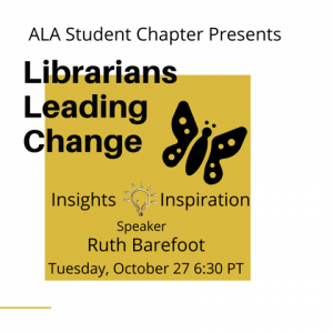 Read more about the article Upcoming SJSU ALASC Event: Librarians Leading Change: Insights and Inspiration on 10/27/20 at 6:30pm