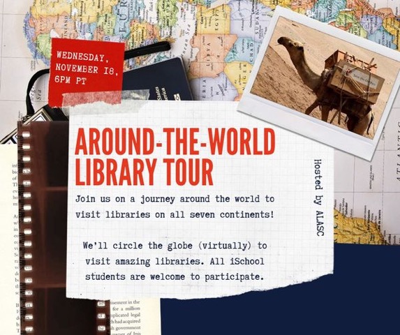 Read more about the article Reminder: Upcoming Event: SJSU ALASC Around-the-World Library Tour on November 18th, 2020 at 6pm PST