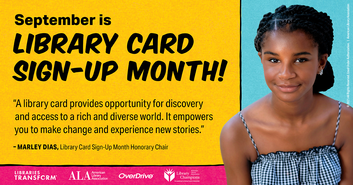 You are currently viewing September is Library Card Sign-Up Month