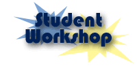 word art that says student workshop