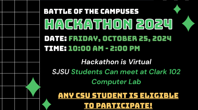 SJSU Hackathon (All CSU students welcome!)