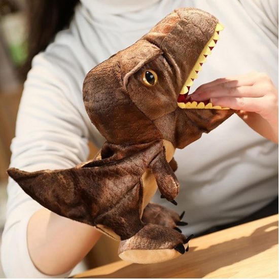 Dinosaur hand puppet