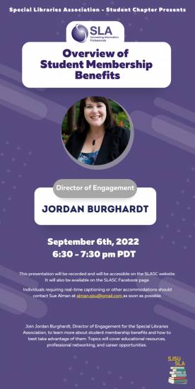 Flyer for Jordan Burghardt event