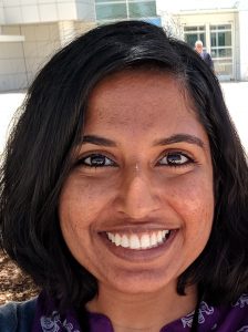 SJSU Student Linta Kunnathuparambil smiling