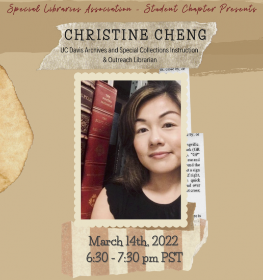 Christine Cheng Event flyer