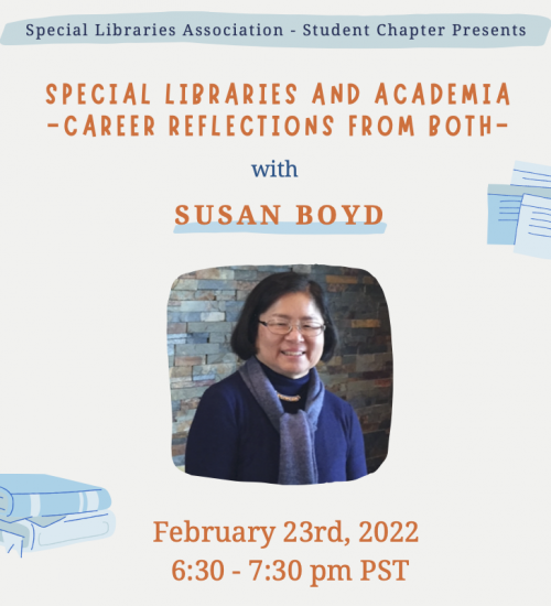Susan Boyd Event Flyer